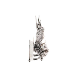 Boucles d'oreilles Clips en or blanc et diamants - Castafiore