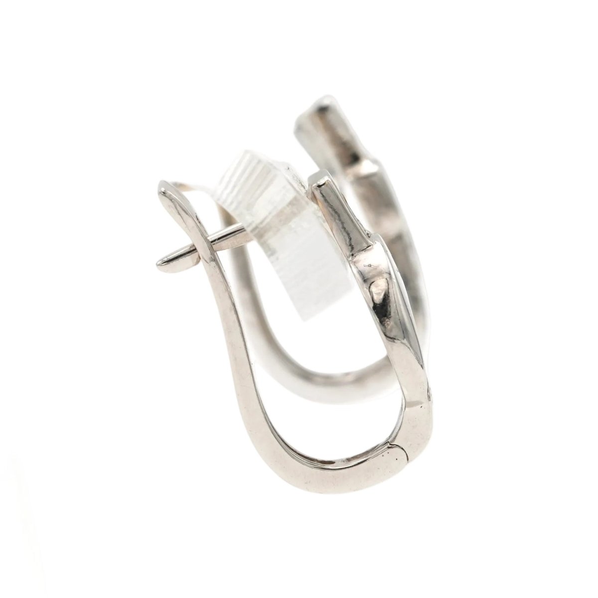 Boucles d'oreilles Clips en or blanc et diamants - Castafiore