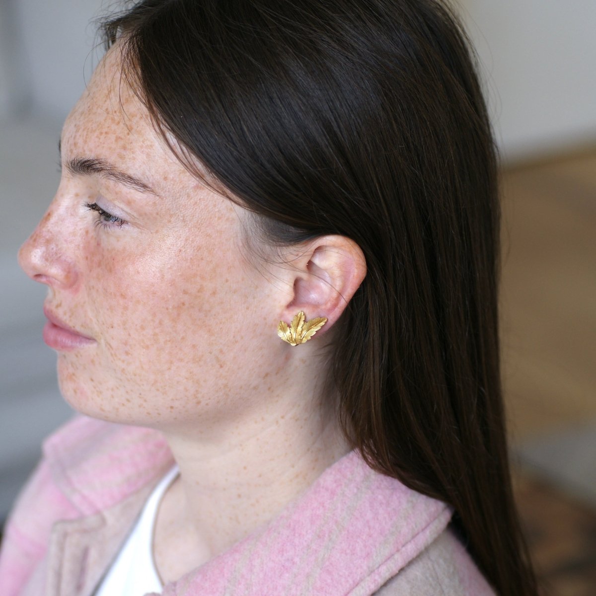 Boucles d'oreilles Clips en or jaune - Castafiore