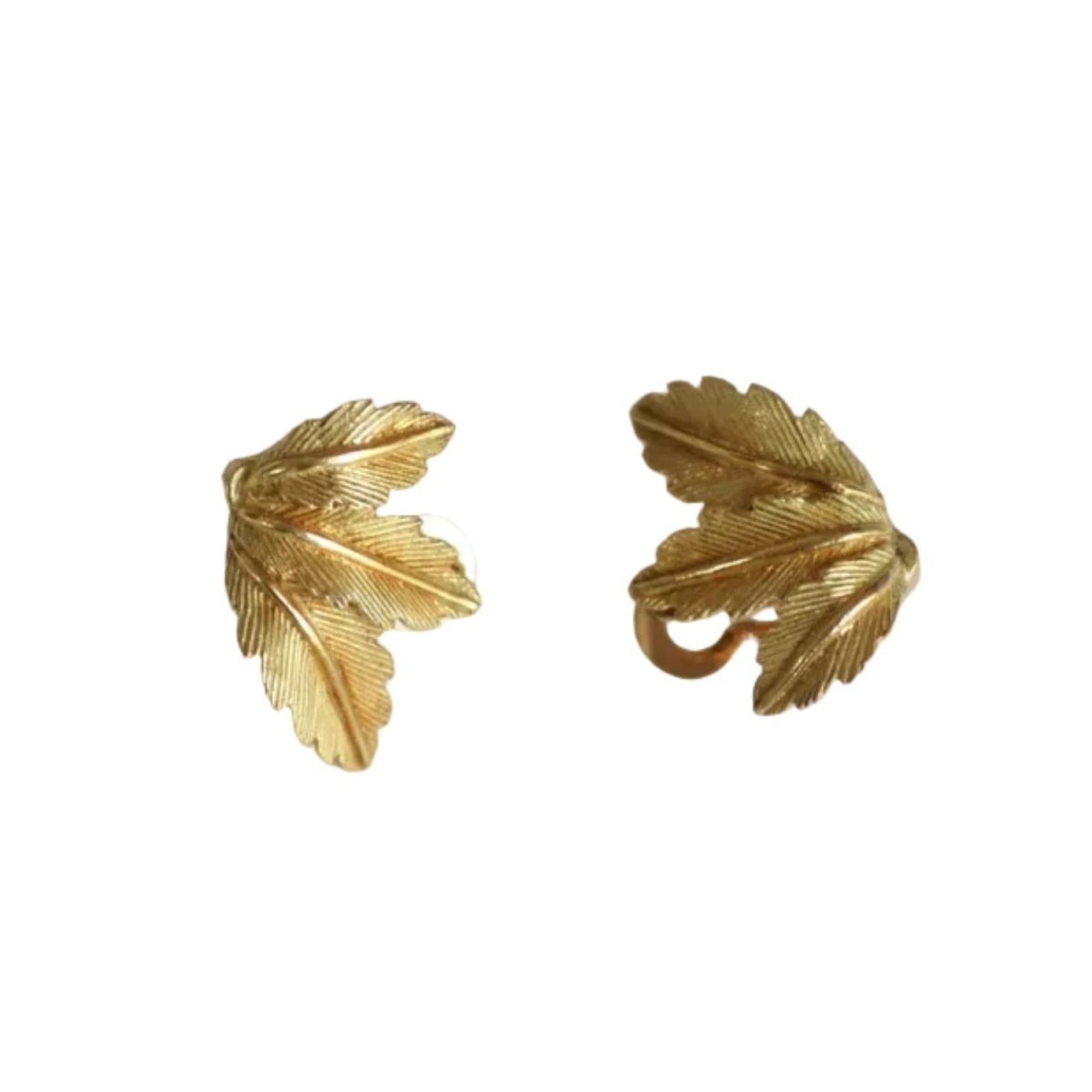 Boucles d'oreilles Clips en or jaune - Castafiore