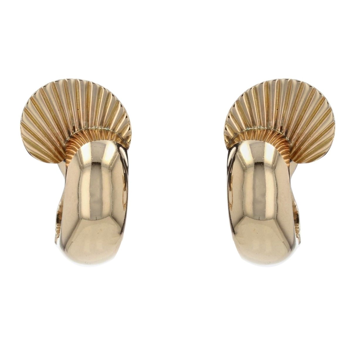 Boucles d'oreilles Clips en or jaune - Castafiore
