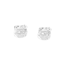 Boucles d'oreilles Clips "Happy Spirit" en or blanc et diamants. - Castafiore