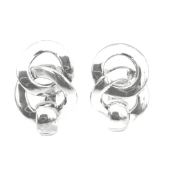 Boucles d'oreilles Clips HERMÈS en argent - Castafiore