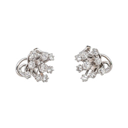 Boucles d'oreilles Clips Or blanc Diamant - Castafiore