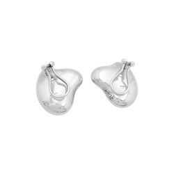 Boucles d'oreilles Clips TIFFANY & CO X ELSA PERETTI "Cœur Bean" en argent - Castafiore