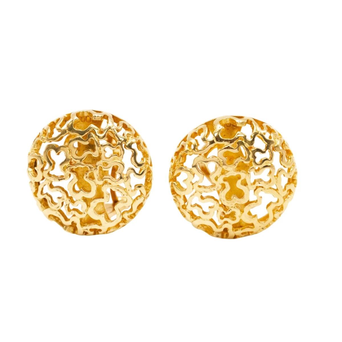 Boucles d’oreilles Clips TOUS "Mil osos" en or jaune - Castafiore