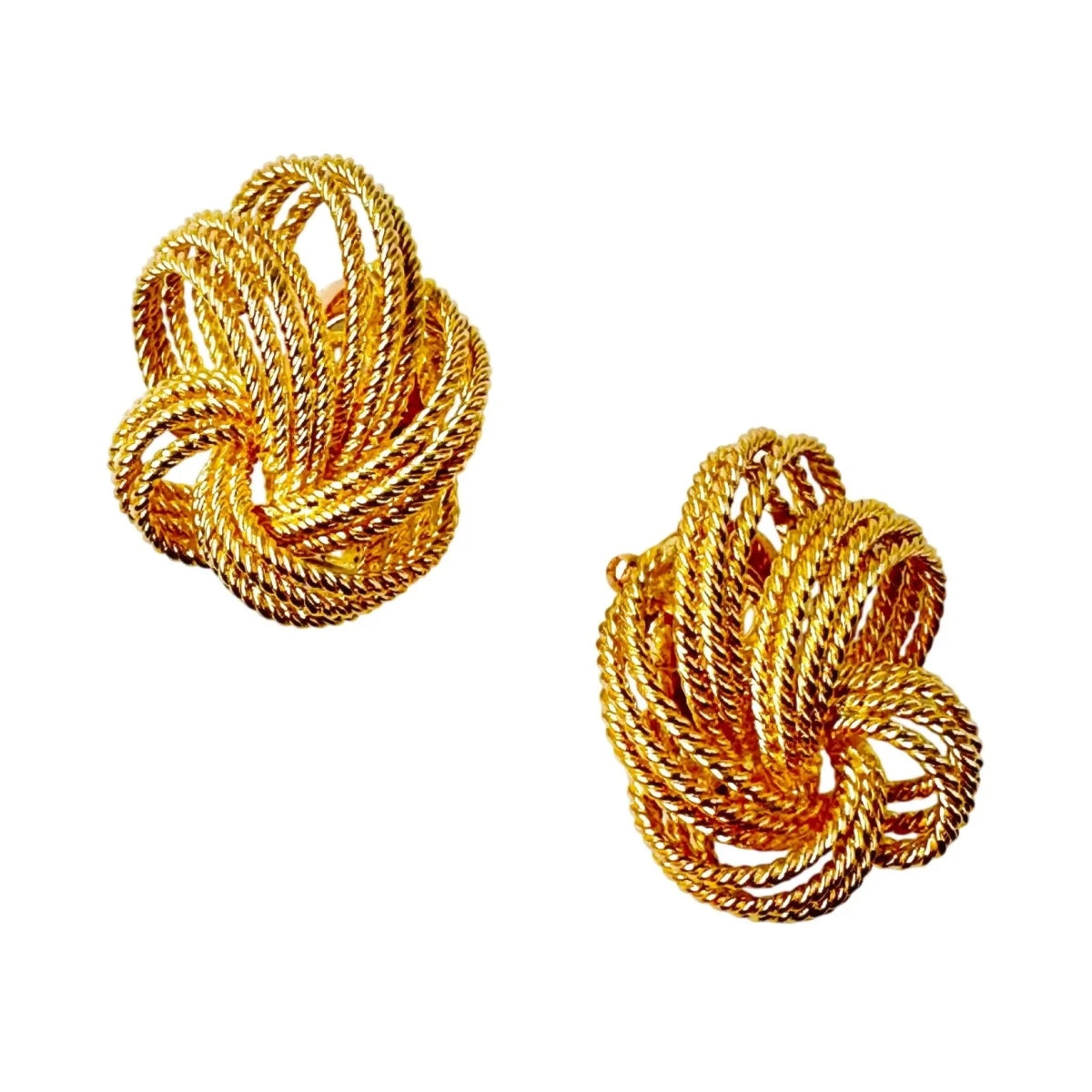 Boucles d'oreilles Clips VAN CLEEF & ARPELS en or jaune - Castafiore