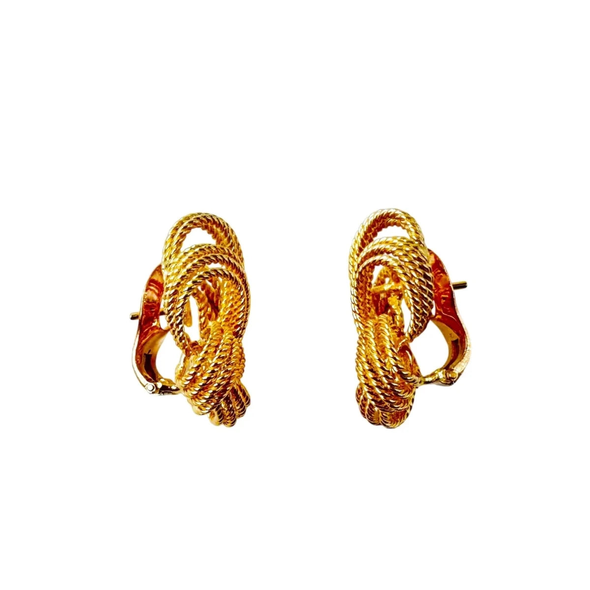 Boucles d'oreilles Clips VAN CLEEF & ARPELS en or jaune - Castafiore