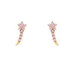 Boucles d'oreilles Clous en or jaune - Castafiore