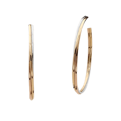 Boucles d'oreilles Créoles CARTIER "Trinity" en or jaune, or blanc et or rose - Castafiore