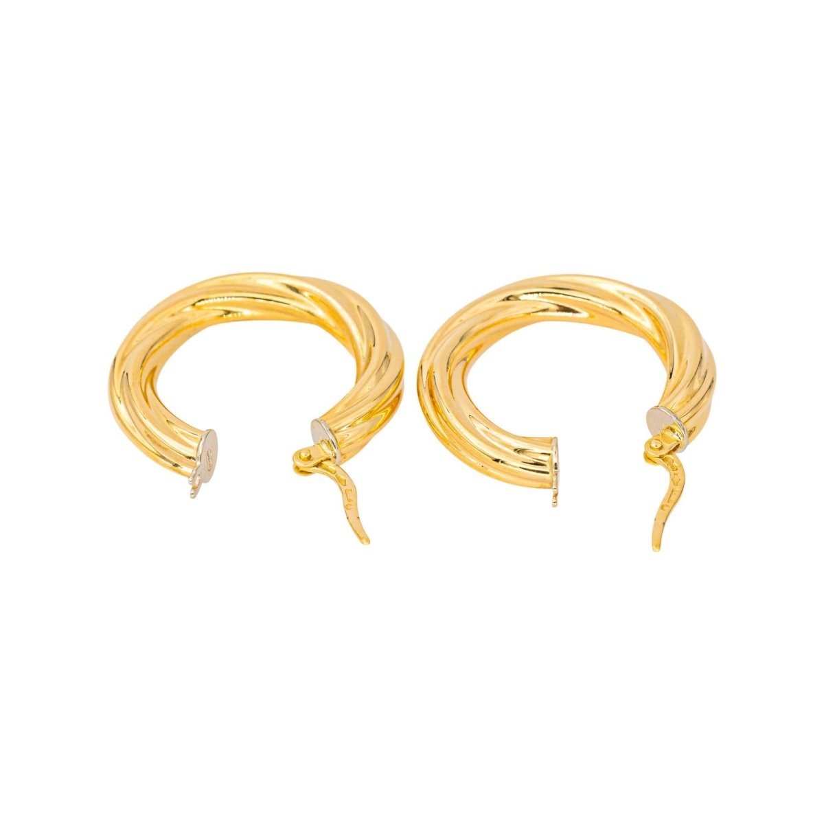 Boucles d'oreilles Créoles en or jaune - Castafiore