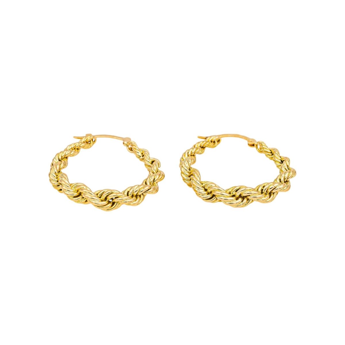 Boucles d'oreilles Créoles en or jaune - Castafiore