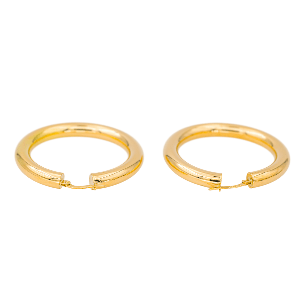 Boucles d'oreilles Créoles en or jaune - Castafiore