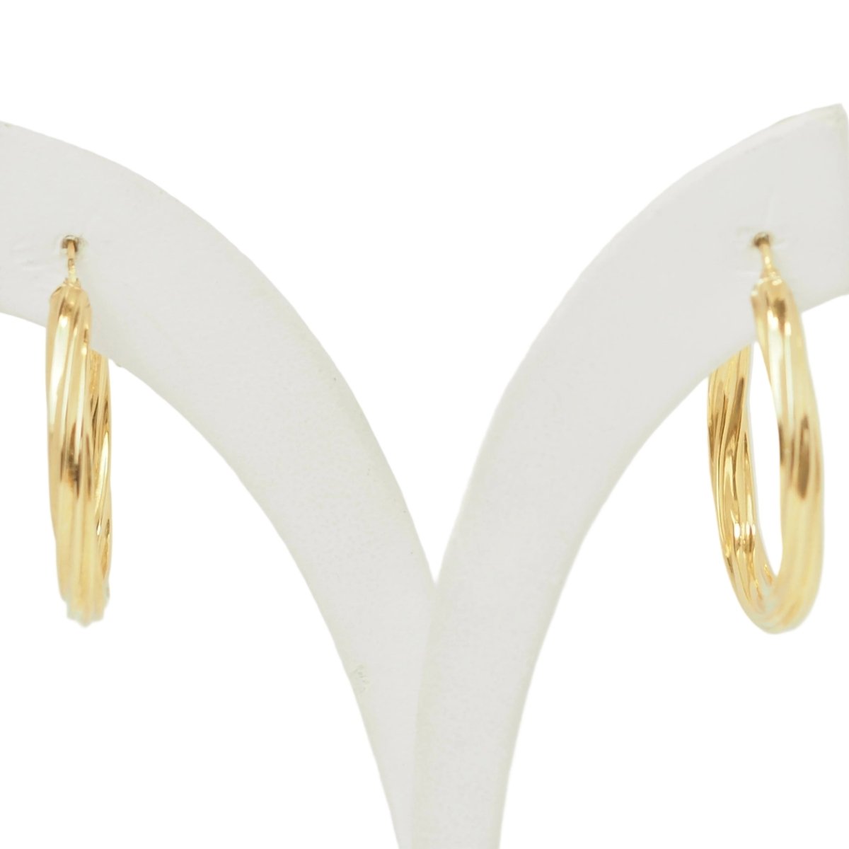 Boucles d'oreilles Créoles en or jaune - Castafiore