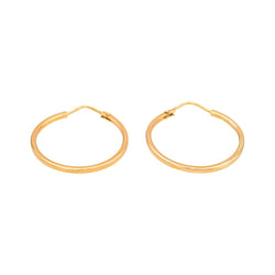 Boucles d'oreilles Créoles en or rose - Castafiore