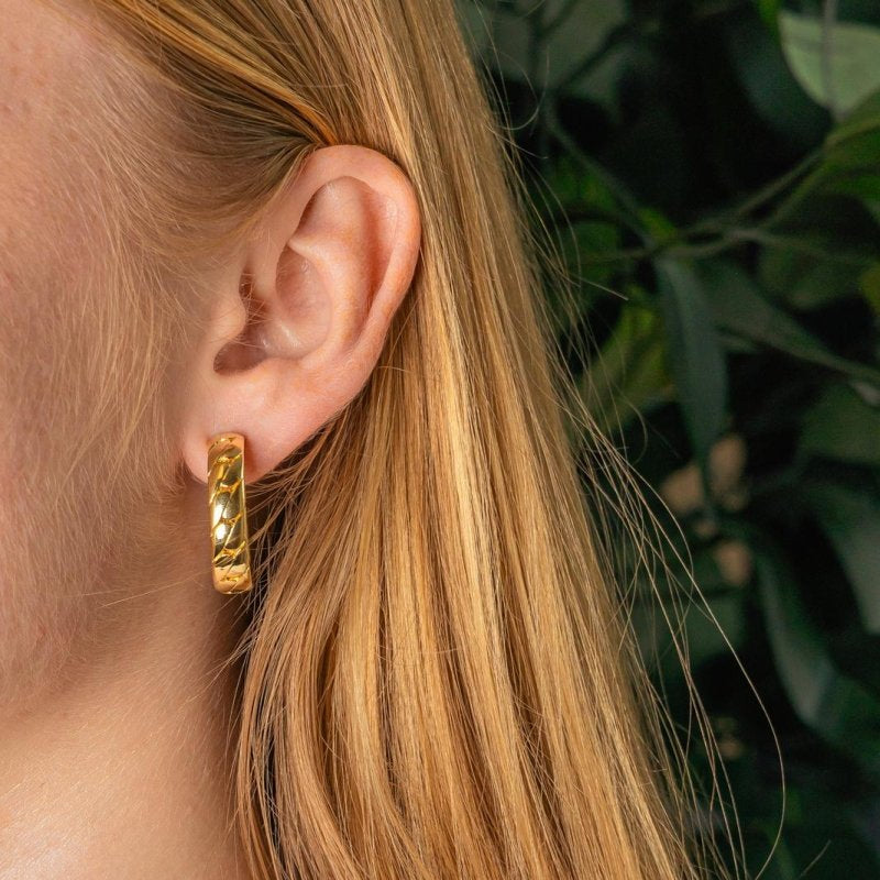Boucles d'oreilles Créoles Or jaune - Castafiore