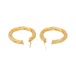 Boucles d'oreilles Créoles Or jaune - Castafiore