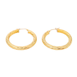 Boucles d'oreilles Créoles Or jaune - Castafiore