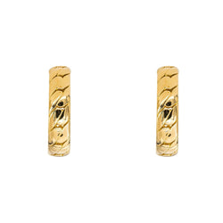 Boucles d'oreilles Créoles Or jaune - Castafiore