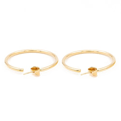 Boucles d'oreilles Créoles Or jaune - Castafiore