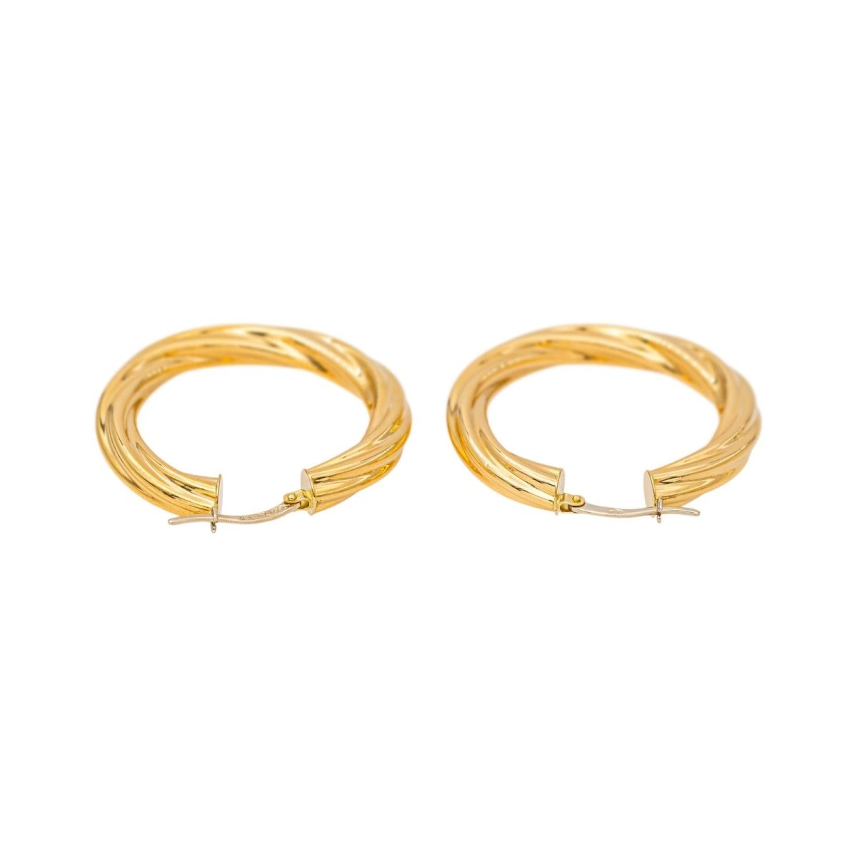 Boucles d'oreilles Créoles Or jaune - Castafiore