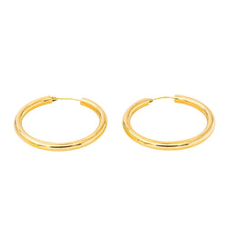 Boucles d'oreilles Créoles Or jaune - Castafiore