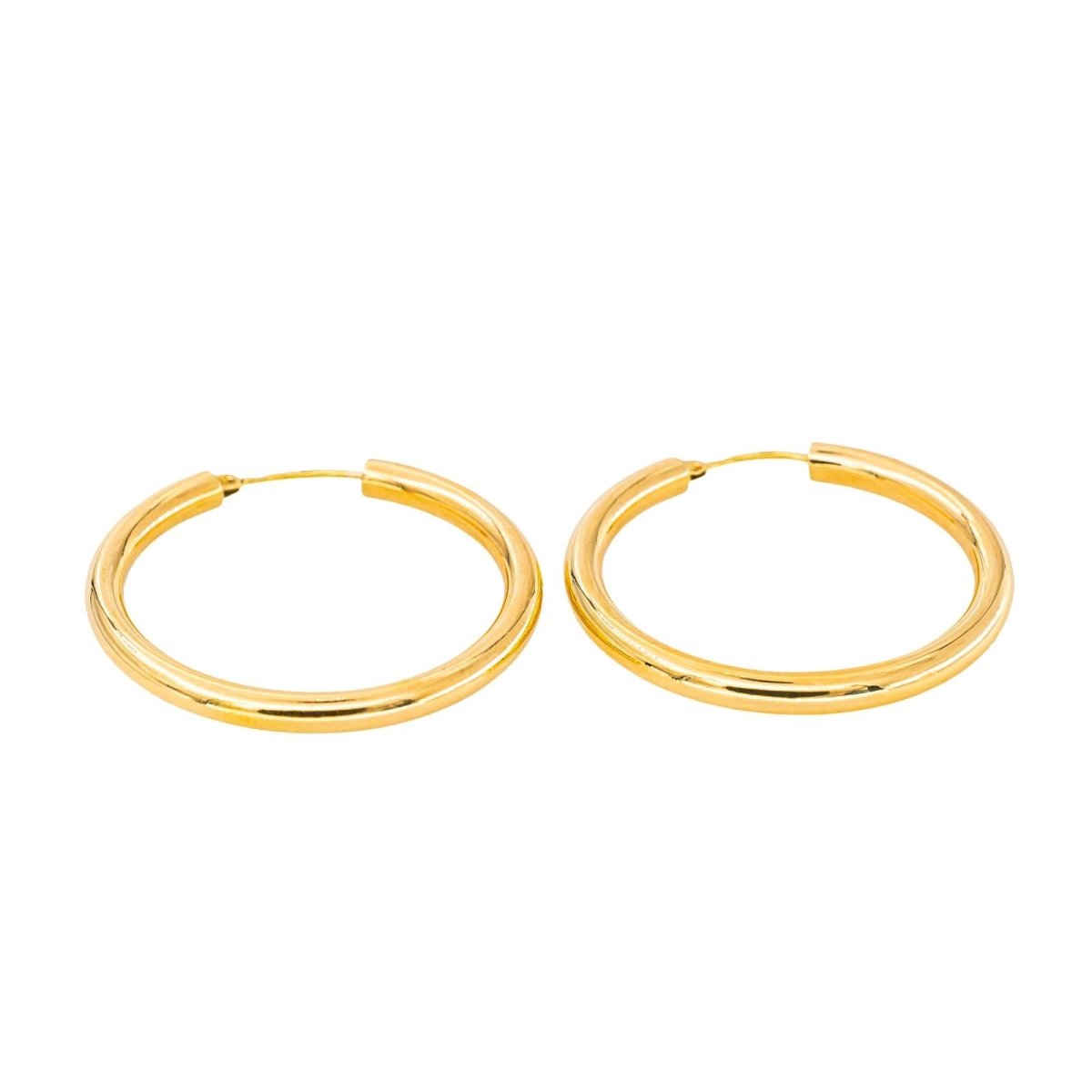Boucles d'oreilles Créoles Or jaune - Castafiore