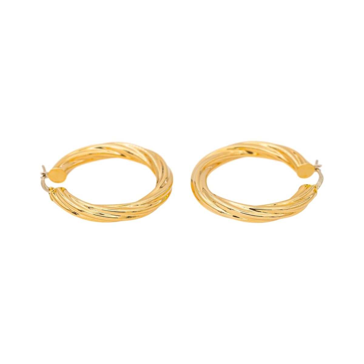 Boucles d'oreilles Créoles Or jaune - Castafiore