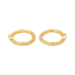 Boucles d'oreilles Créoles Or jaune - Castafiore