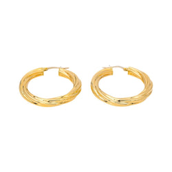 Boucles d'oreilles Créoles Or jaune - Castafiore