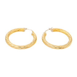 Boucles d'oreilles Créoles Or jaune - Castafiore