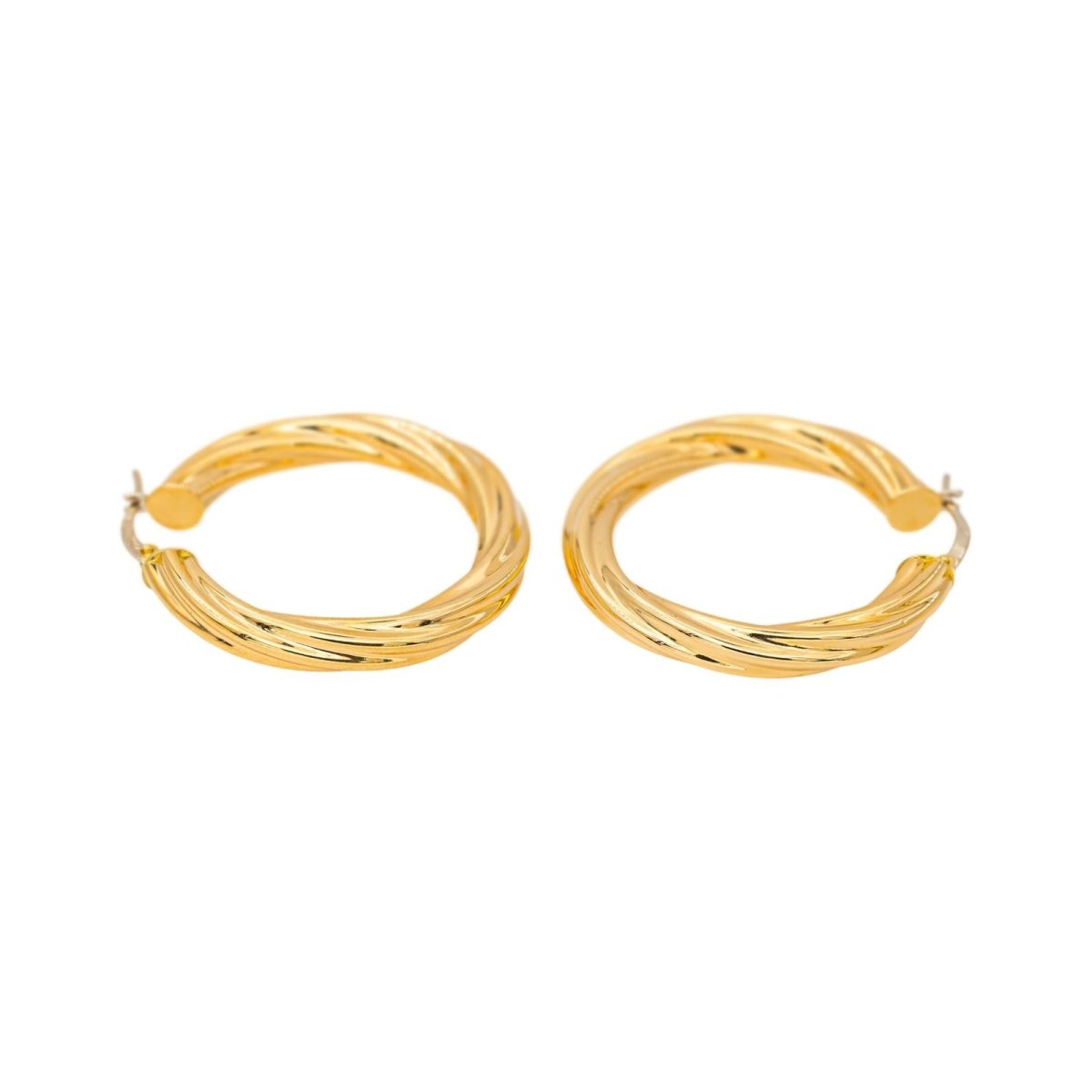 Boucles d'oreilles Créoles Or jaune - Castafiore