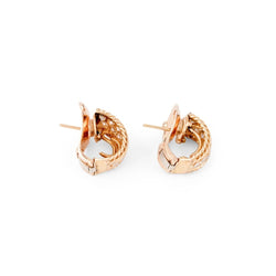 Boucles d'oreilles de la maison Van Cleef & Arpel en or jaune et diamants - Castafiore