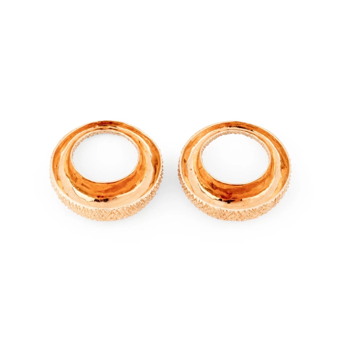Boucles d'oreilles de la maison Van Cleef & Arpel en or jaune et diamants - Castafiore