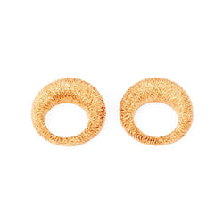 Boucles d'oreilles de la maison Van Cleef & Arpel en or jaune et diamants - Castafiore