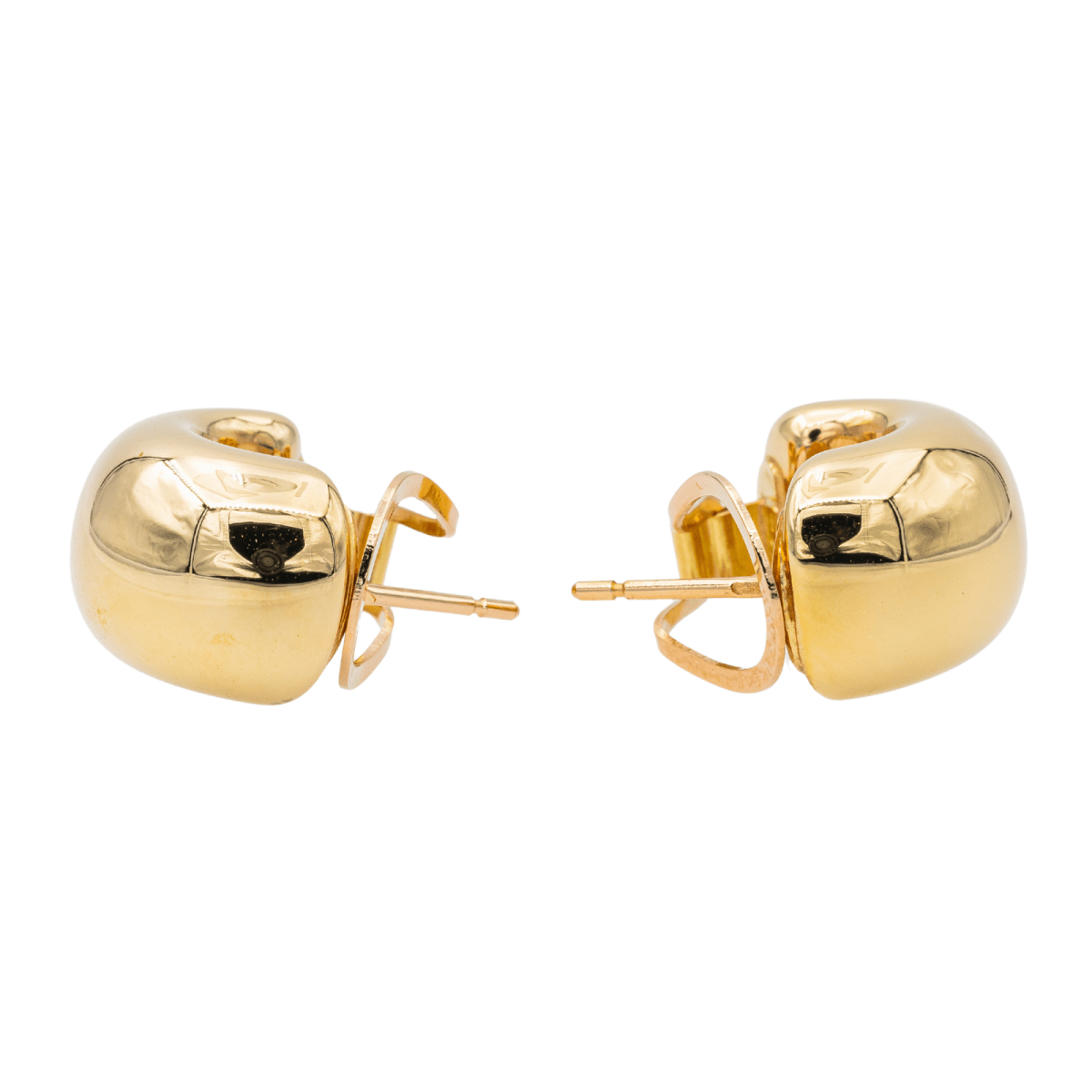 Boucles d'oreilles Demi créoles Or jaune - Castafiore