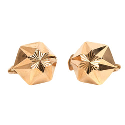 Boucles d'oreilles Dormeuses en or jaune - Castafiore