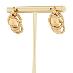Boucles d'oreilles Dormeuses en or jaune - Castafiore