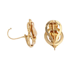 Boucles d'oreilles Dormeuses en or jaune - Castafiore