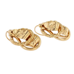Boucles d'oreilles Dormeuses en or jaune - Castafiore