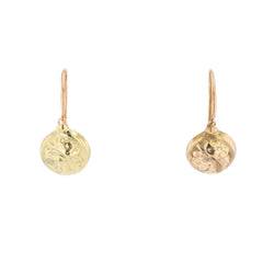 Boucles d'oreilles Dormeuses en or jaune et or rose - Castafiore