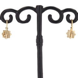 Boucles d'oreilles Dormeuses en or jaune et perles - Castafiore