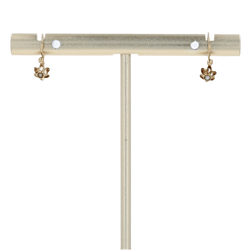 Boucles d'oreilles Dormeuses en or jaune et perles - Castafiore