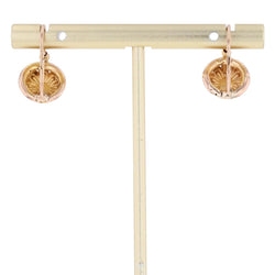 Boucles d'oreilles Dormeuses en or rose - Castafiore