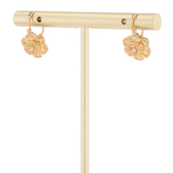 Boucles d'oreilles Dormeuses en or rose et perles - Castafiore