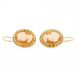 Boucles d'oreilles Dormeuses Or jaune Agate - Castafiore
