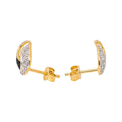 Boucles d'oreilles Dormeuses Or jaune Diamant - Castafiore