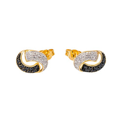Boucles d'oreilles Dormeuses Or jaune Diamant - Castafiore