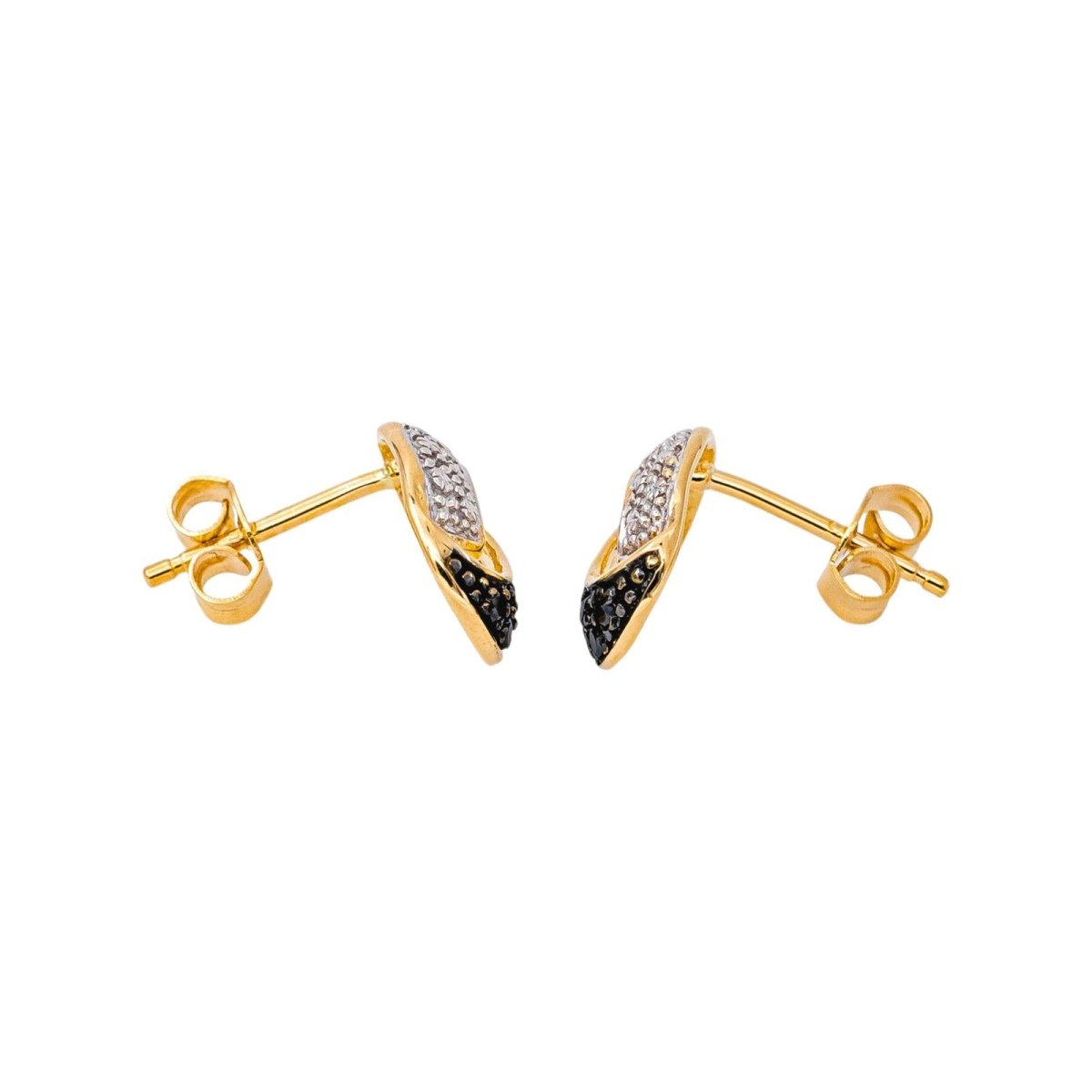 Boucles d'oreilles Dormeuses Or jaune Diamant - Castafiore