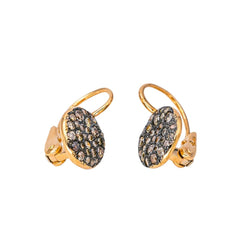 Boucles d'oreilles Dormeuses POMELLATO "Sabbia" en or rose et diamants - Castafiore